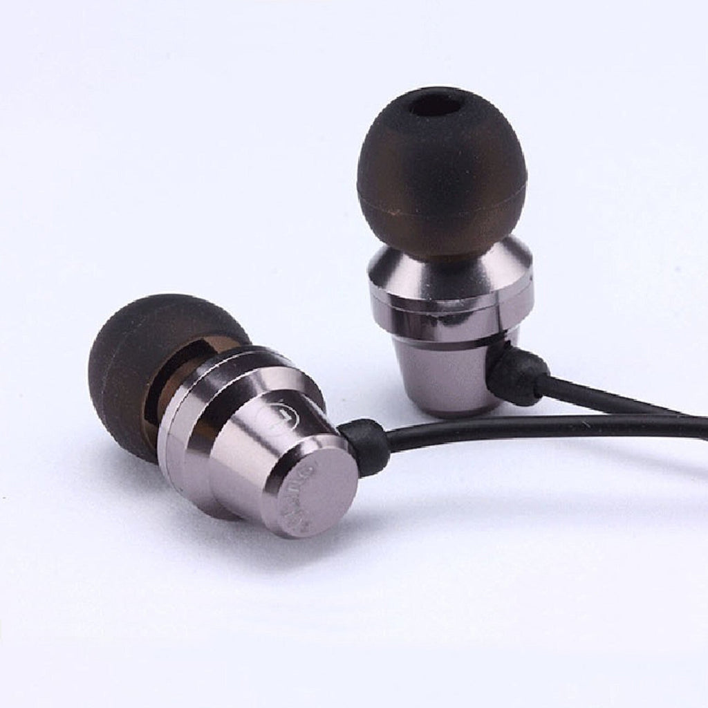 Gunmetal-schwarzes MX1 Metall In-Ear-Headset