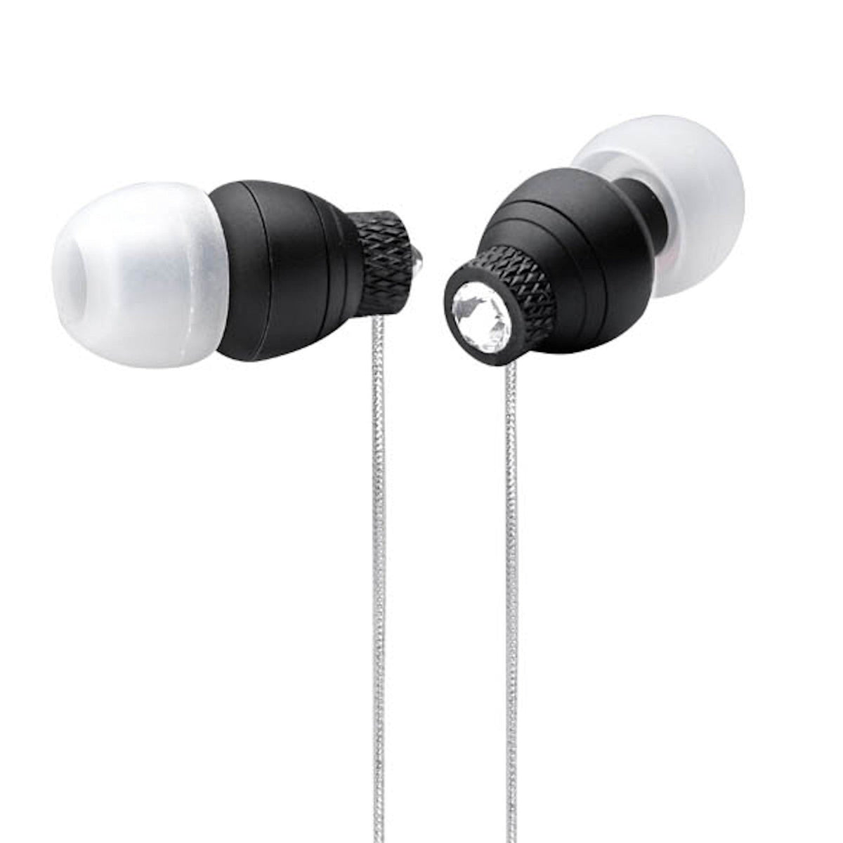 Diamond Pro Black In-Ear-Headset mit Strassstein