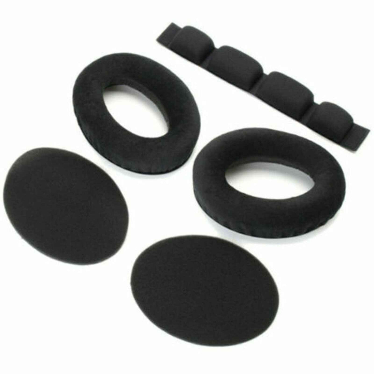 Velour Ohrpolster Kopfband für Sennheiser Kopfhörer HD545, HD580, HD600, HD650, HD660