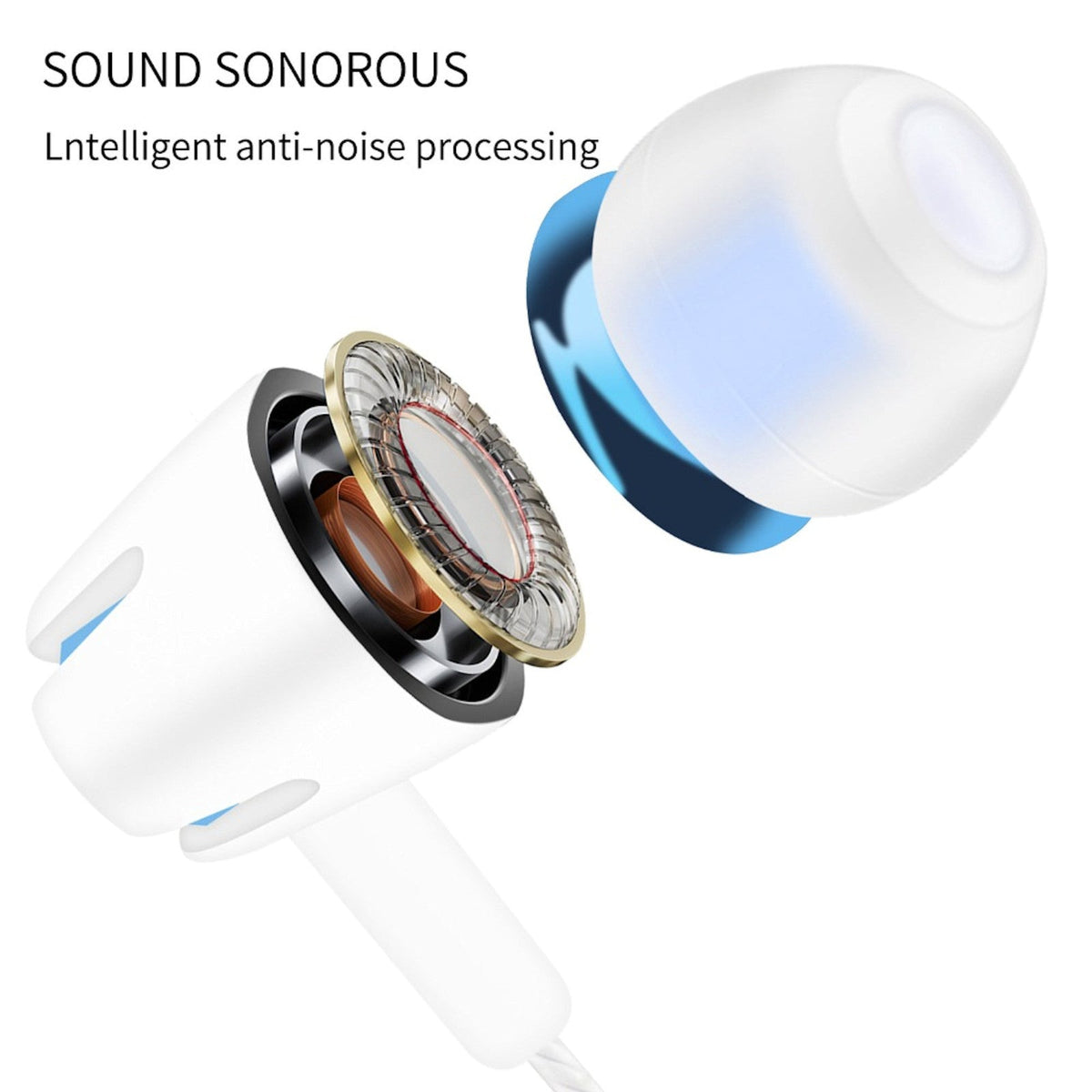 S9+ In-Ear-Kopfhörer mit Lautstärkeregler