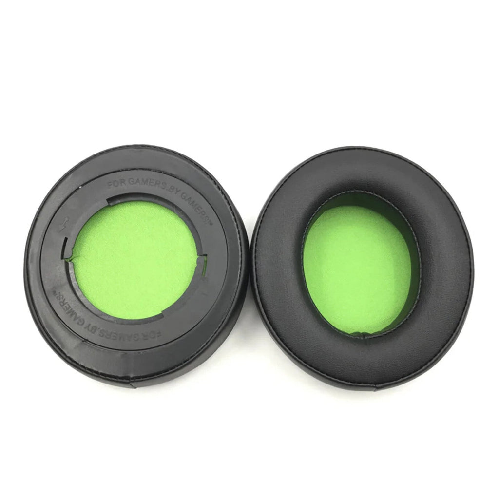 Schwarz-grüne Ohrpolster für Razer Kraken Pro 7.1 V2