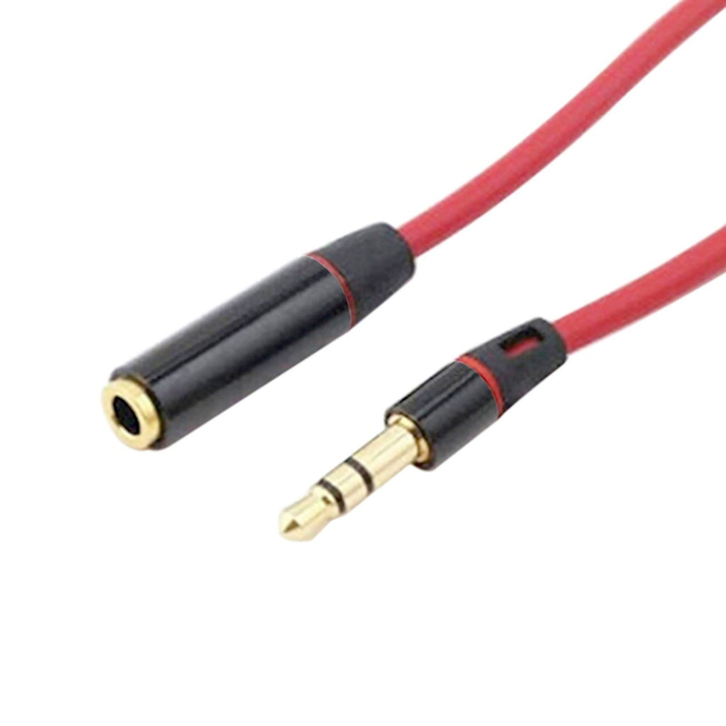 Rote 1,2 m 3,5-mm-Klinken-Verlängerung