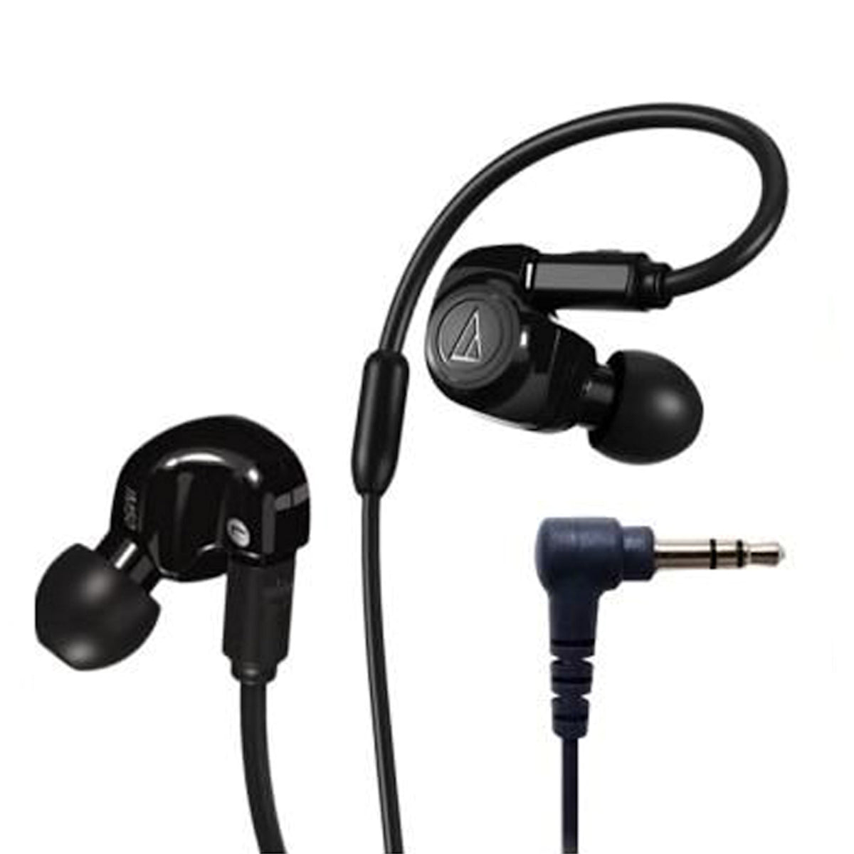Schwarze Audio-Technica ATH-IM50 Dual-Driver In-Ear-Kopfhörer