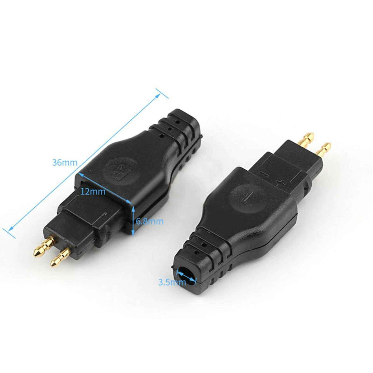 Audio Stecker zum Löten für Sennheiser HD25 HD525 HD565 HD600 HD650 flach