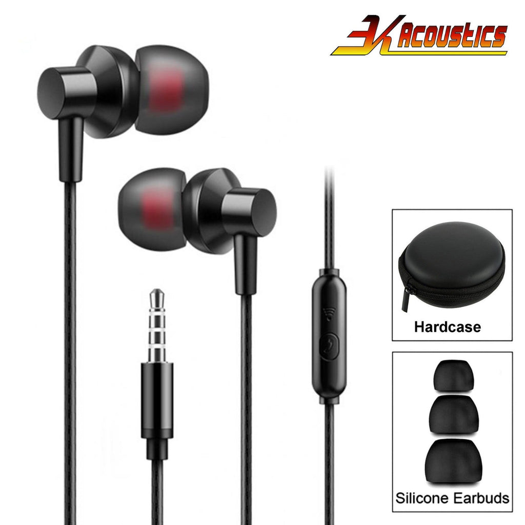 A03 kabelgebundene In-Ear-Kopfhörer mit Hardcase