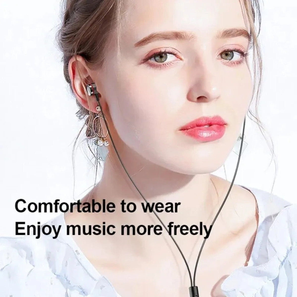 Gunmetalfarbener 3K D9 Pro Metall In-Ear-Kopfhörer