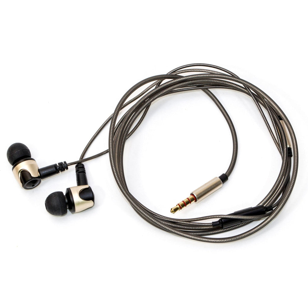 Goldene QKZ DM4 In-Ear-Kopfhörer mit austauschbarem Kabel
