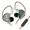 Cyan-grünes KZ ZSX In-Ear-Headset mit 12 Treibern