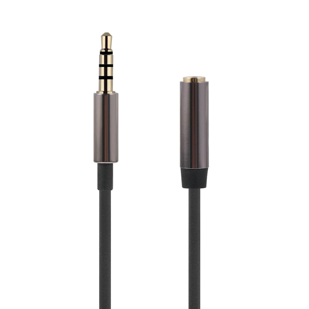 Schwarze 2 m 4-polige Headset-Verlängerung