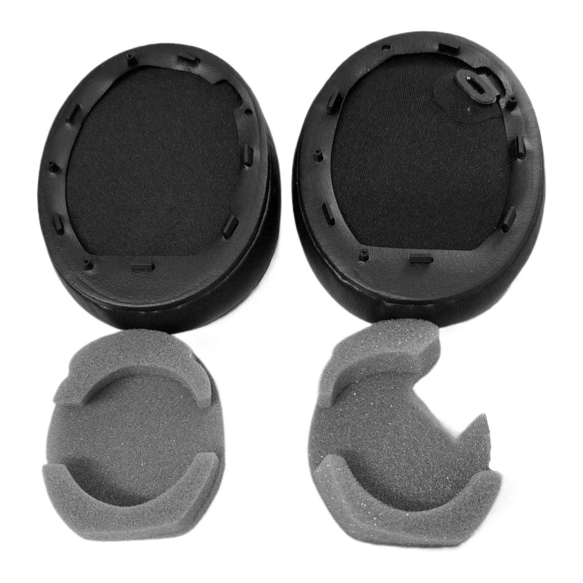 Ersatz Ohrpolster für SONY WH-1000XM4 Schwarz Kopfhörer (WH1000XM4) Headphones