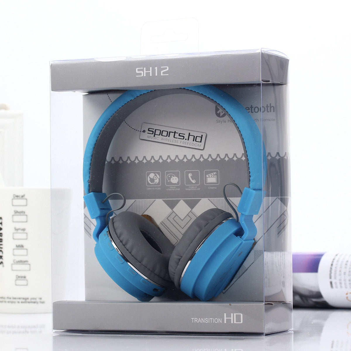 3K SH12 Bluetooth Kopfhörer mit TF-Kartenfach