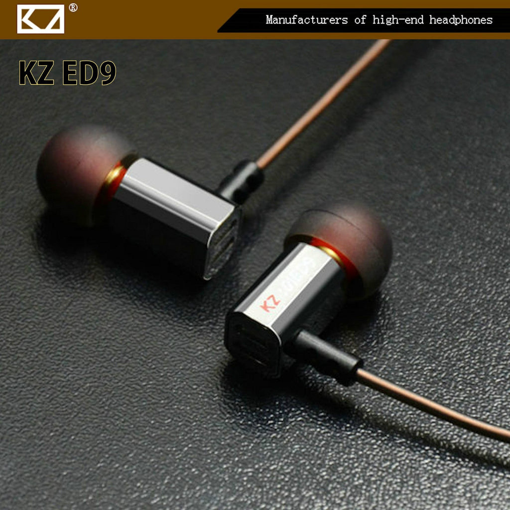 Silberne KZ ED9 HiFi In-Ear-Kopfhörer
