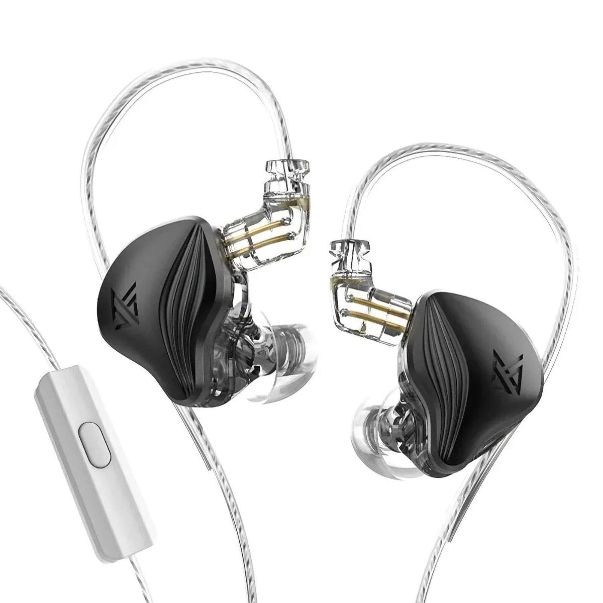 Schwarzes KZ ZEX 3-Treiber In-Ear-Headset