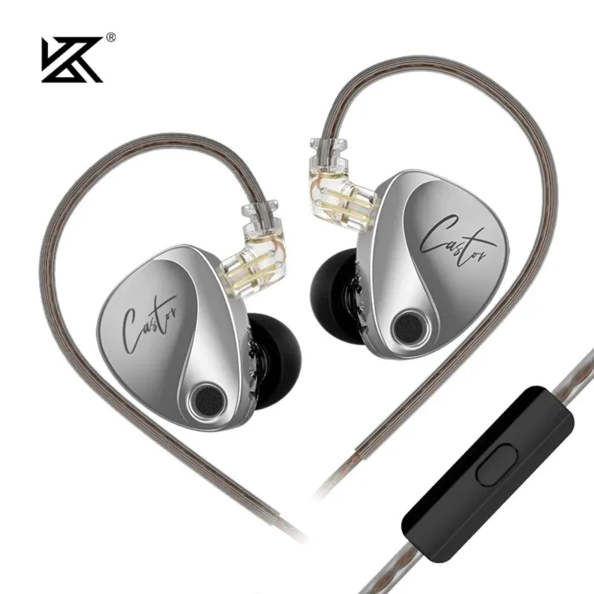 KZ Castor In-Ear-Kopfhörer mit einstellbarem Bass