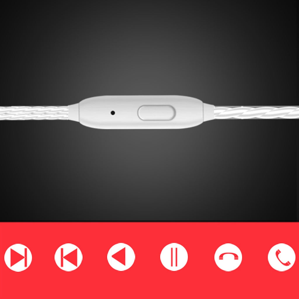 3K S23 In-Ear-Kopfhörer mit Mikrofon und Tasche