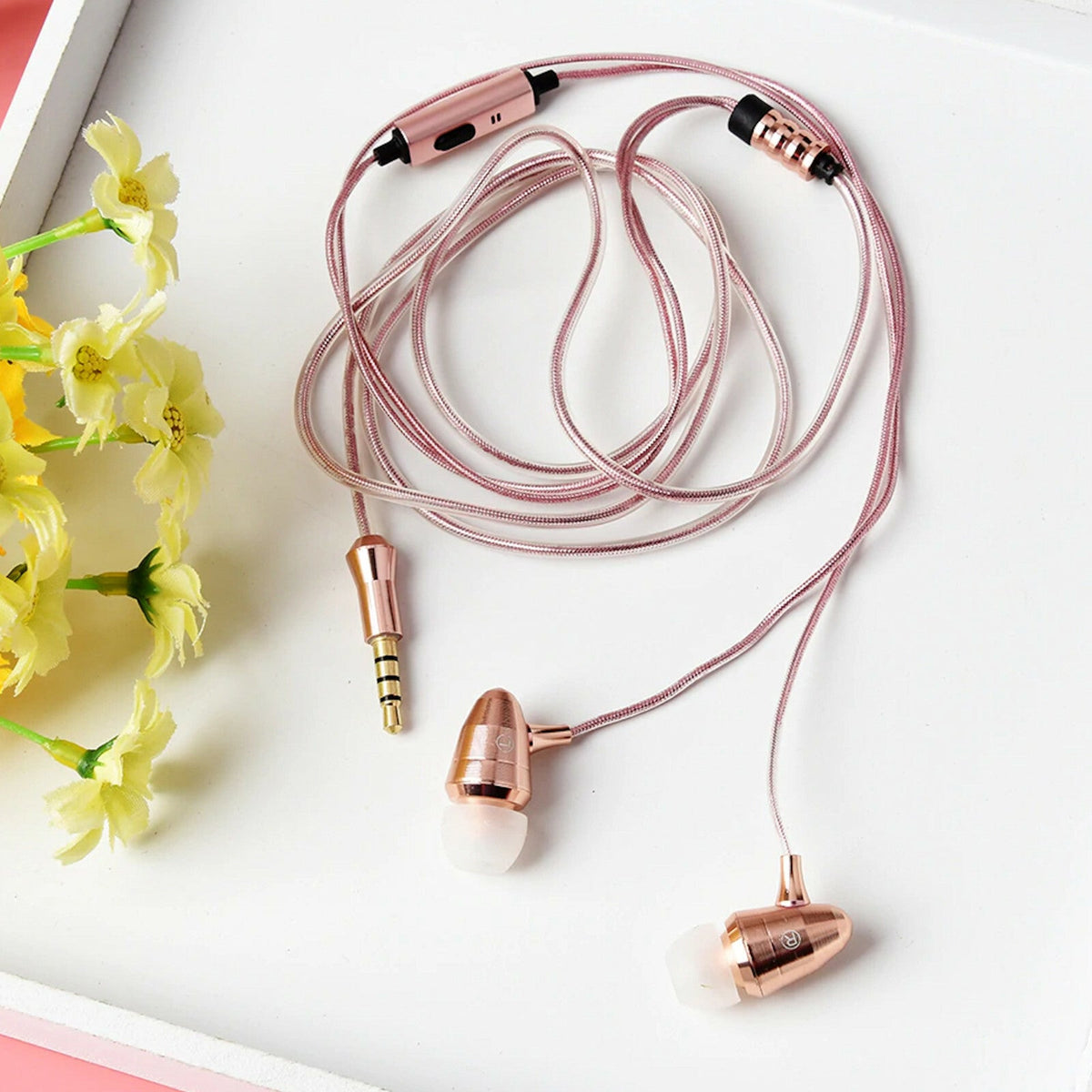 Rosafarbenes KZ X6 HS In-Ear-Headset