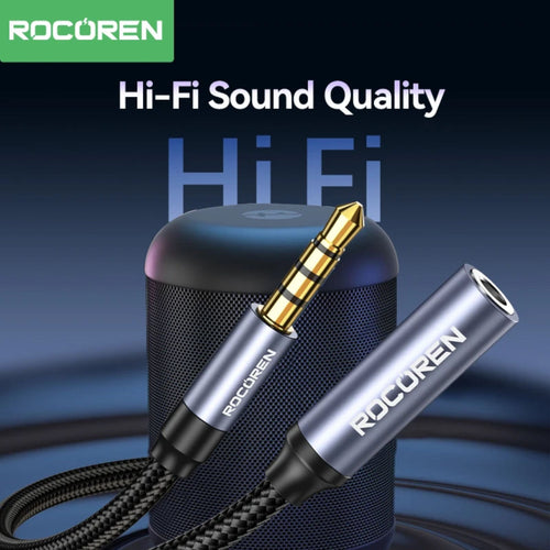 Rocoren 3 m 4-polige Headset-Verlängerung aus Nylon