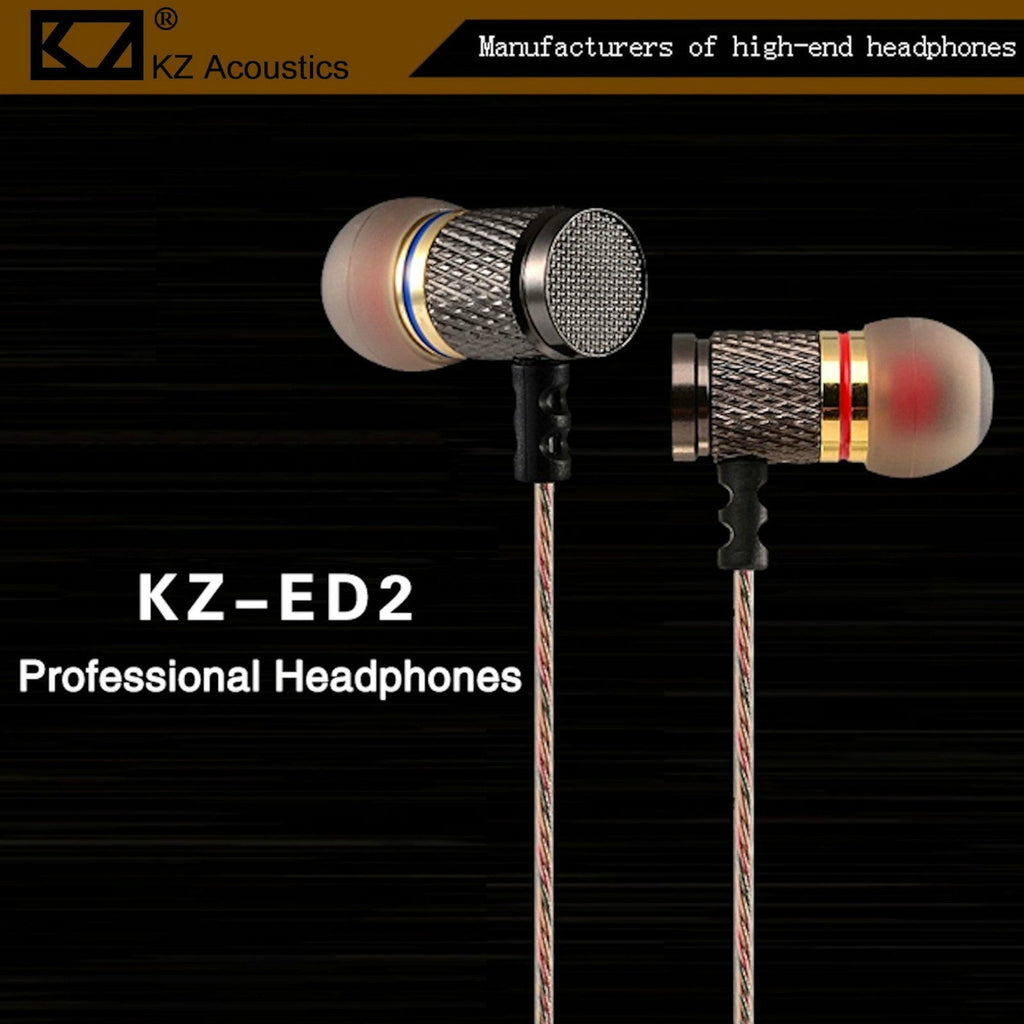 KZ ED2 EDR1 In-Ear-Kopfhörer in Gunmetal
