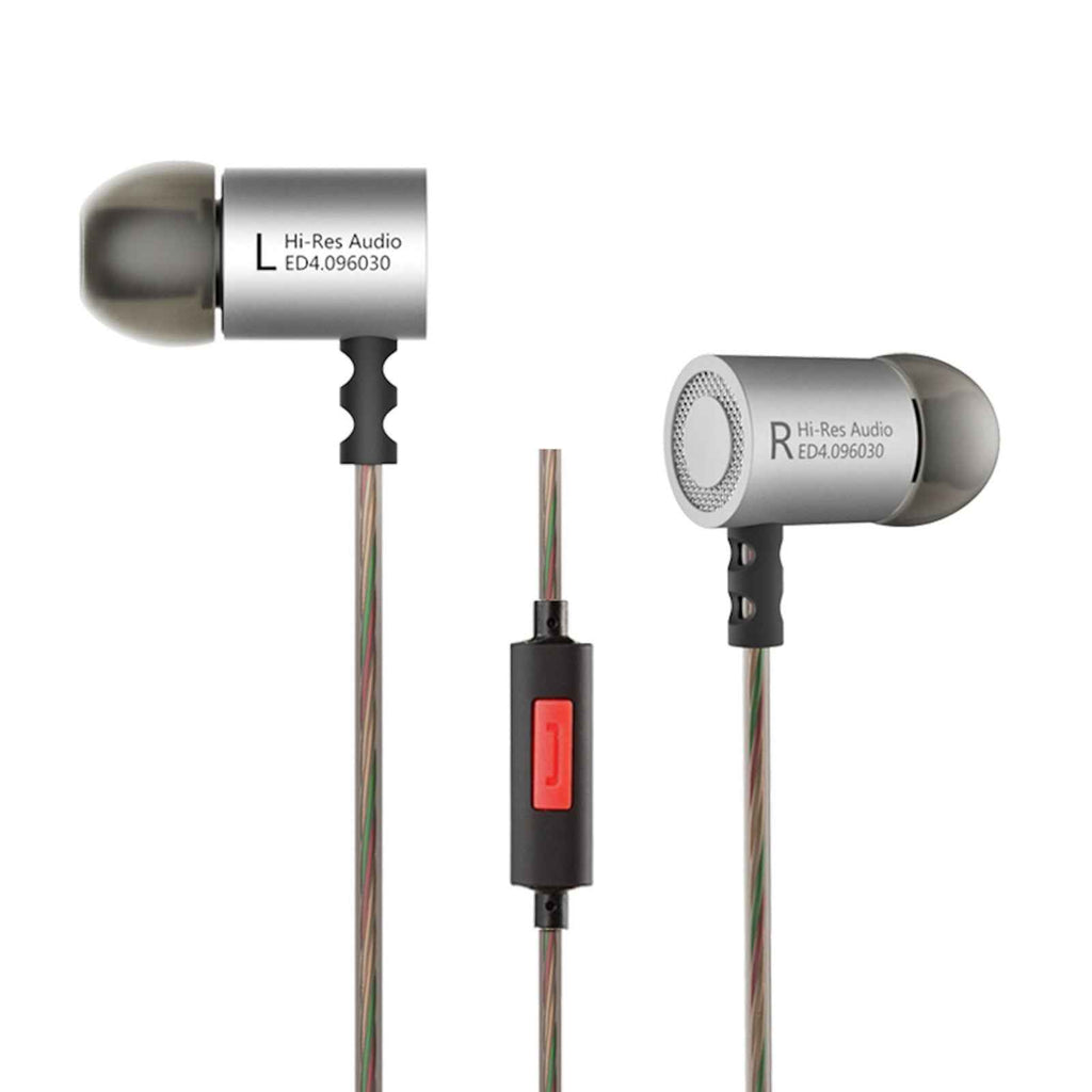 Original KZ ED4 HS silber High-End Headset Kopfhörer In-Ear Hardcase Beats