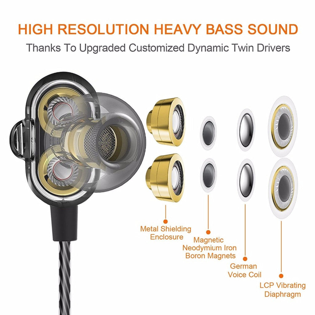 QKZ KD4 Dual-Treiber In-Ear-Headset