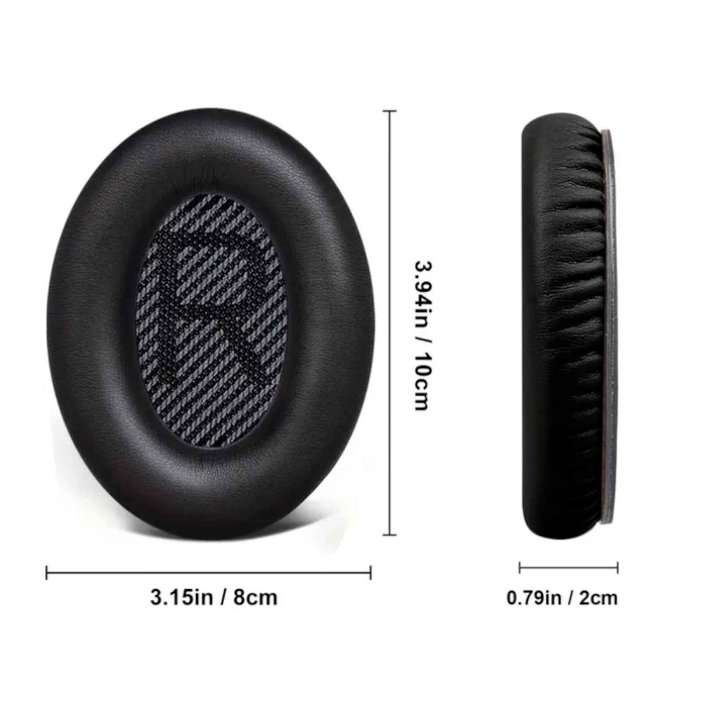 Ohrpolster für Bose QuietComfort QC35 QC15 QC45 QC25 Q35 II Schwarz