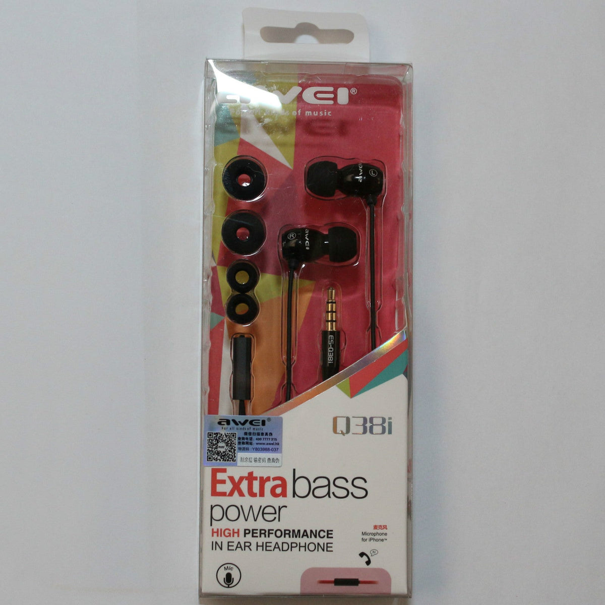 Awei Q38i High-End In-Ear-Kopfhörer mit Extrabass