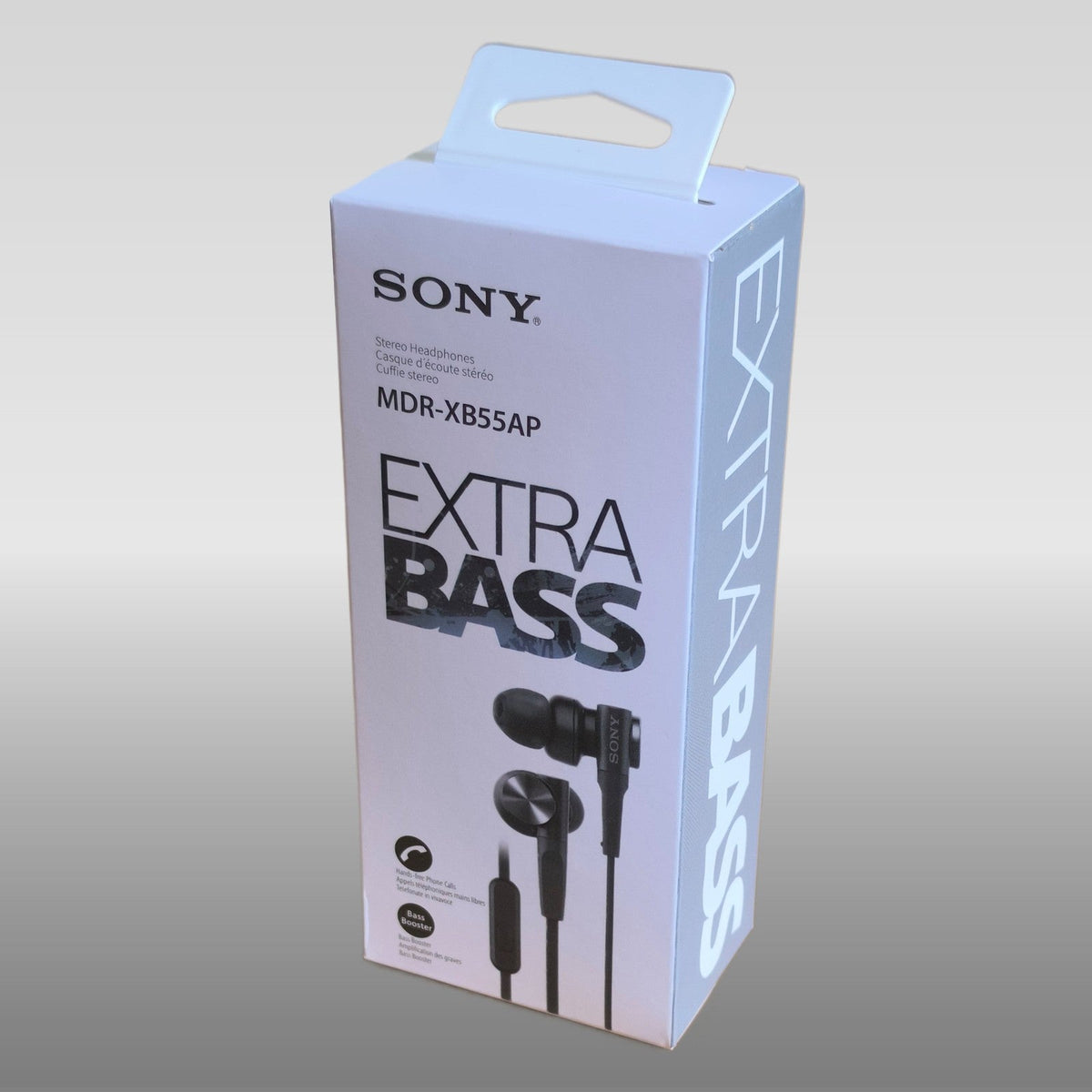 Schwarzes Sony MDR-XB55AP Extra-Bass In-Ear-Headset