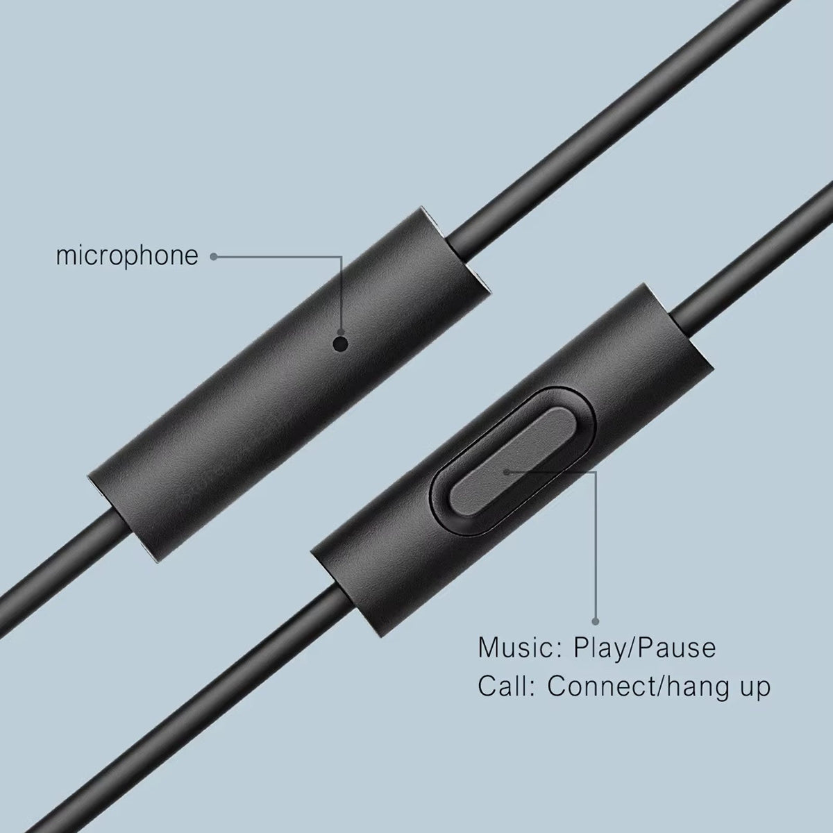 Schwarzes Xiaomi Mi Capsule In-Ear-Headset