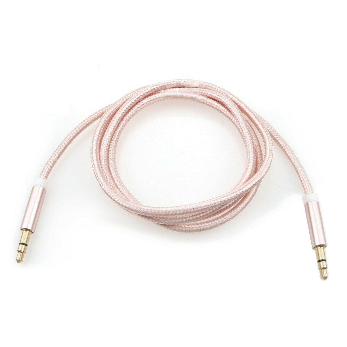 VPB 1 m Nylon AUX-Kabel mit 3,5-mm-Steckern