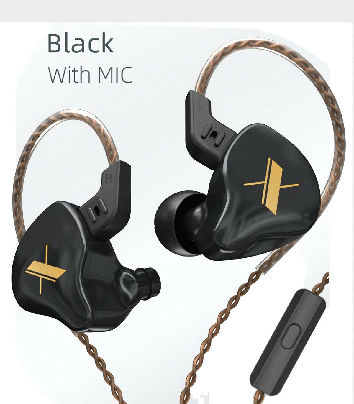 KZ EDX HiFi In-Ear-Kopfhörer mit abnehmbarem Kabel