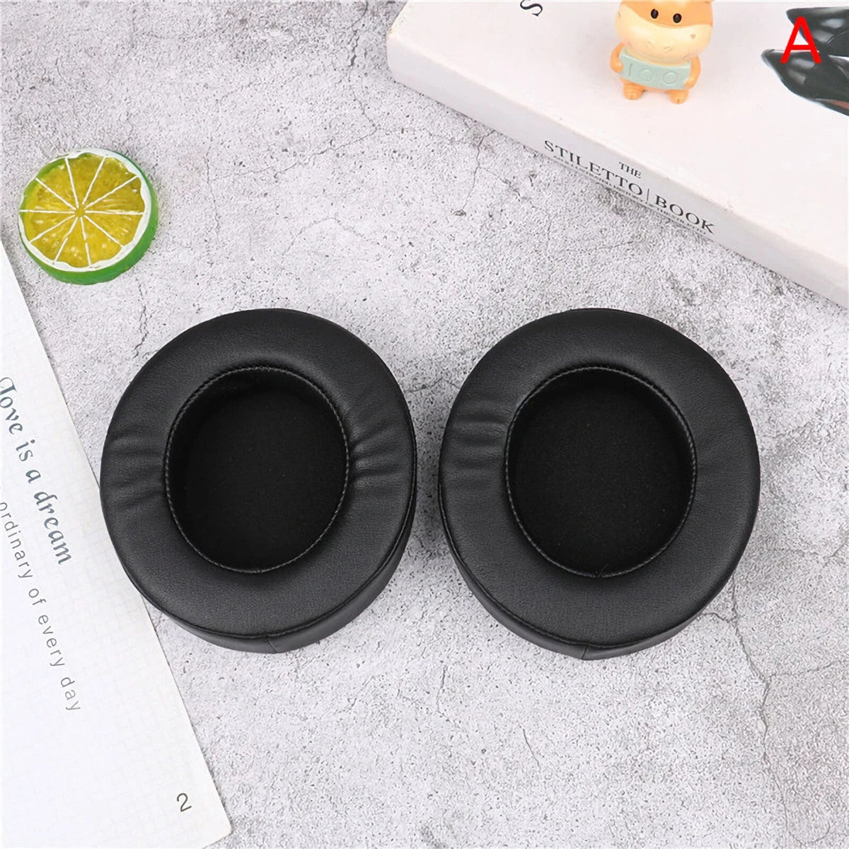 Schwarze Ohrpolster für Razer Kraken Pro 7.1 V2