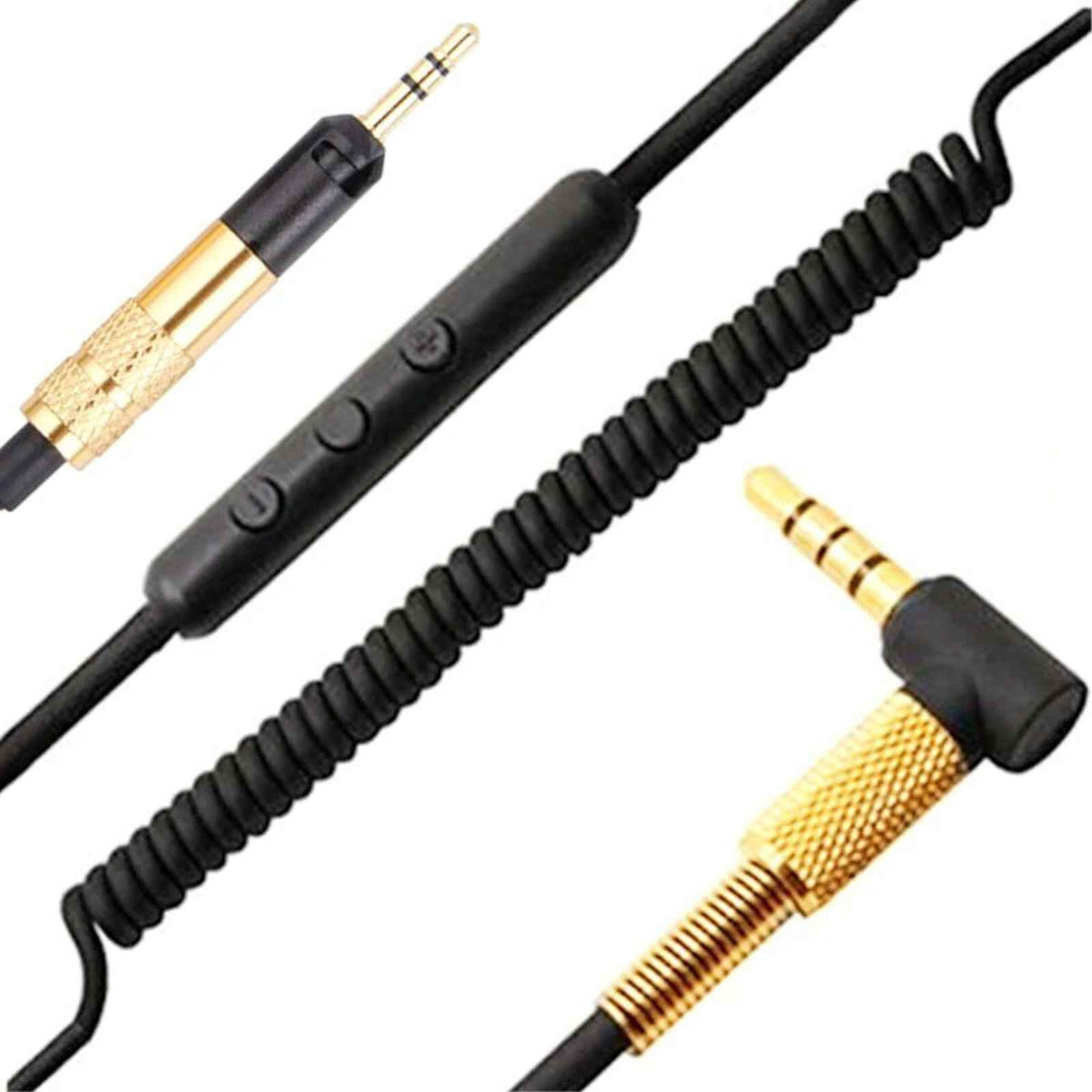 Sennheiser Spiralkabel mit Mikrofon für HD559 bis HD599