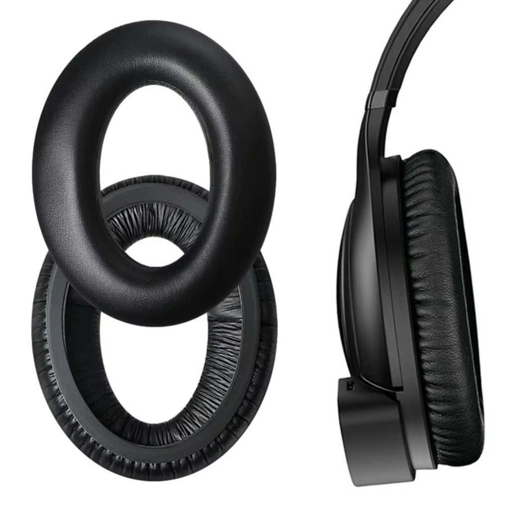 Schwarze Kunstleder-Ohrpolster für Sennheiser HD559 bis HD599